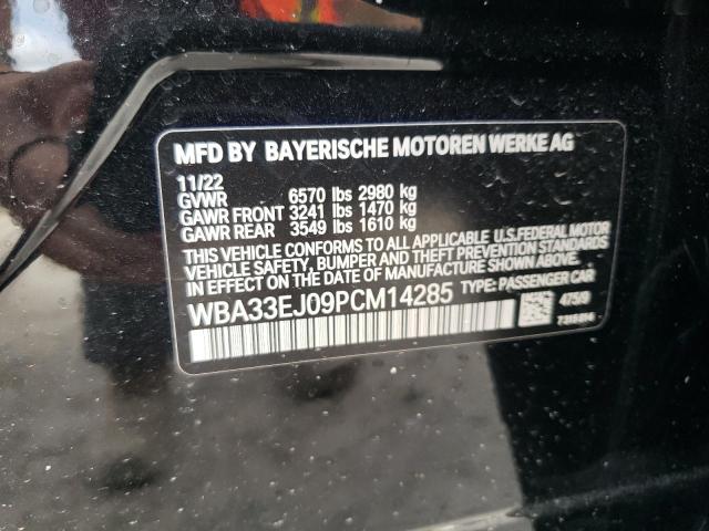 WBA33EJ09PCM14285 - 2023 BMW 760 XI BLACK photo 12