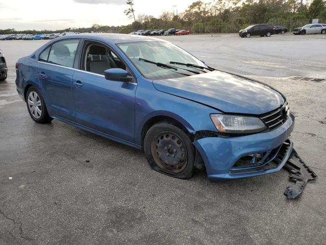 3VW2B7AJ4HM255873 - 2017 VOLKSWAGEN JETTA S BLUE photo 4