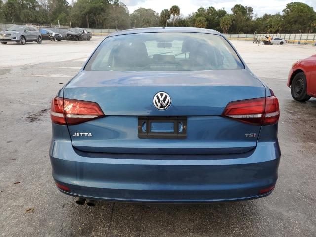 3VW2B7AJ4HM255873 - 2017 VOLKSWAGEN JETTA S BLUE photo 6