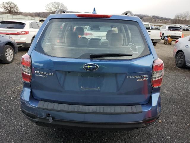 JF2SJABC3GH458020 - 2016 SUBARU FORESTER 2.5I BLUE photo 6