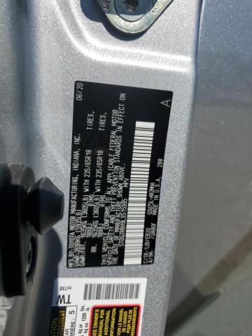 5TDGZRBH9LS515995 - 2020 TOYOTA HIGHLANDER XLE 银色 照片 14