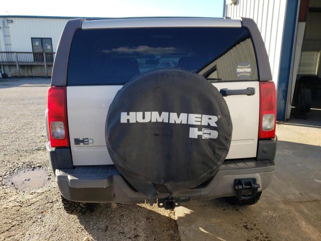 5GTDN136668117237 - 2006 HUMMER H3 SILVER photo 6