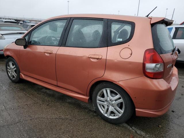 JHMGD38657S005561 - 2007 HONDA FIT S 橙色 照片 2