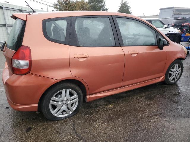JHMGD38657S005561 - 2007 HONDA FIT S 橙色 照片 3