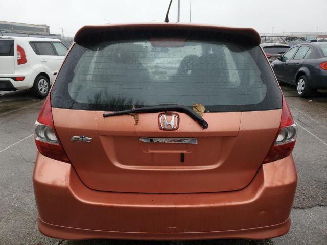 JHMGD38657S005561 - 2007 HONDA FIT S 橙色 照片 6