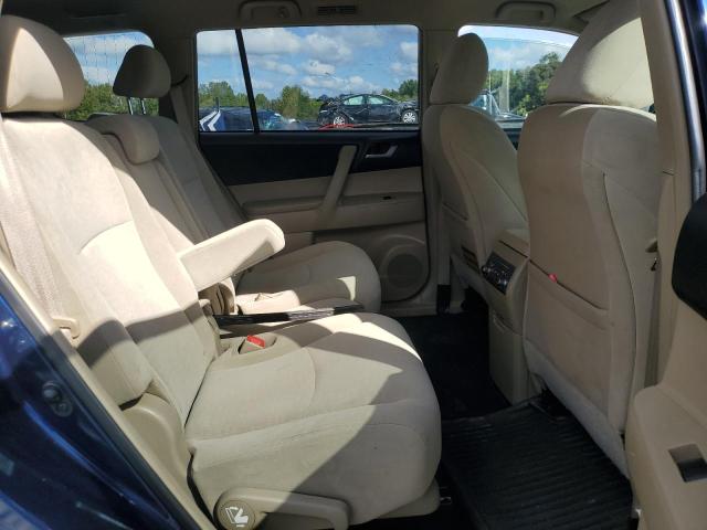 5TDZK3EH6CS081671 - 2012 TOYOTA HIGHLANDER BASE Azul foto 11