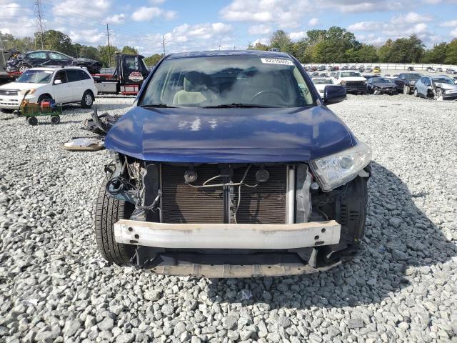 5TDZK3EH6CS081671 - 2012 TOYOTA HIGHLANDER BASE Azul foto 5