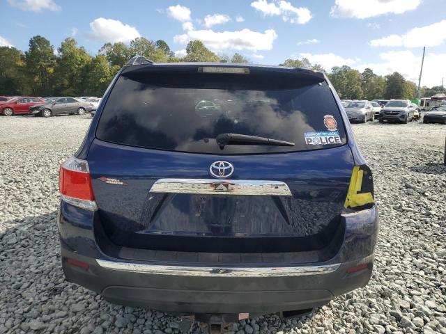 5TDZK3EH6CS081671 - 2012 TOYOTA HIGHLANDER BASE Azul foto 6