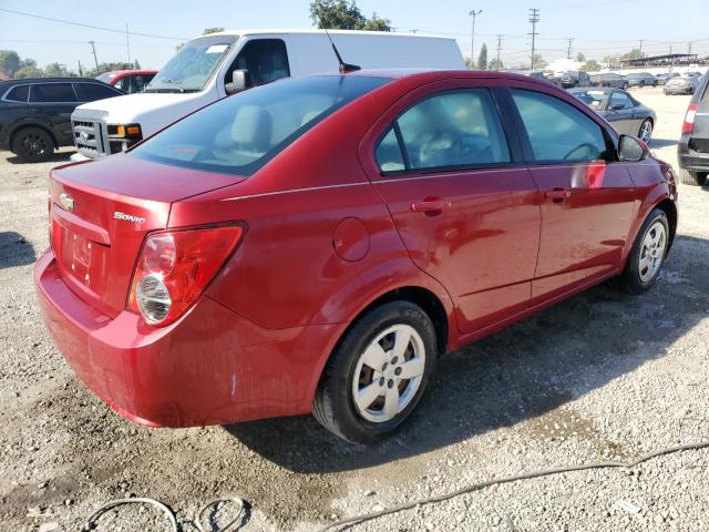 1G1JA5SG6D4241478 - 2013 CHEVROLET SONIC LS RED photo 3