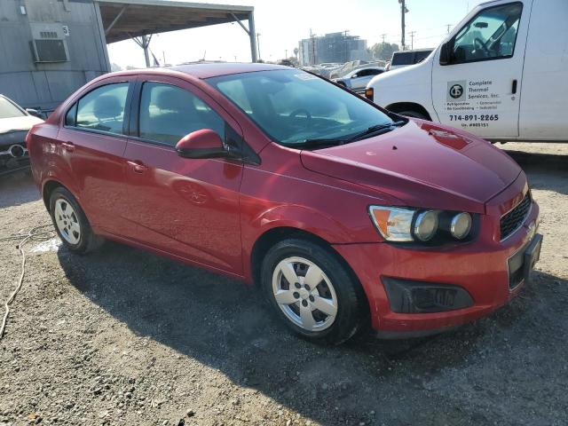 1G1JA5SG6D4241478 - 2013 CHEVROLET SONIC LS RED photo 4