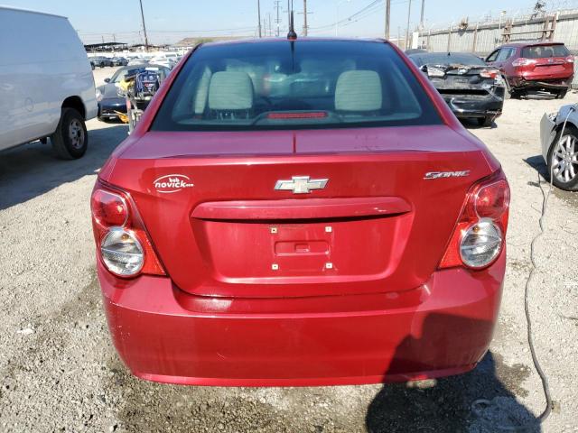 1G1JA5SG6D4241478 - 2013 CHEVROLET SONIC LS RED photo 6
