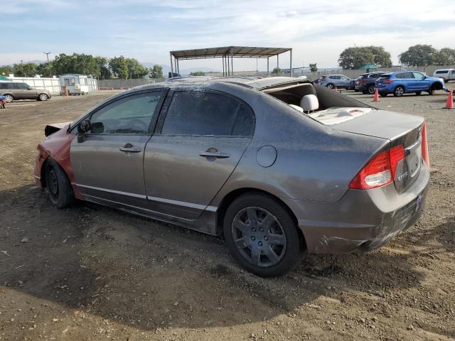 19XFA16549E037735 - 2009 HONDA CIVIC LX GRAY photo 2