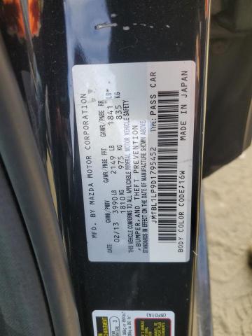 JM1BL1LP9D1795452 - 2013 MAZDA 3 I 黑色 照片 12