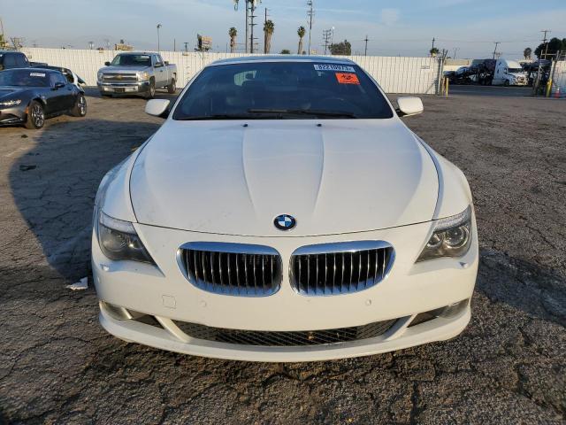 WBAEA5C50ACV92830 - 2010 BMW 650 I WHITE photo 5