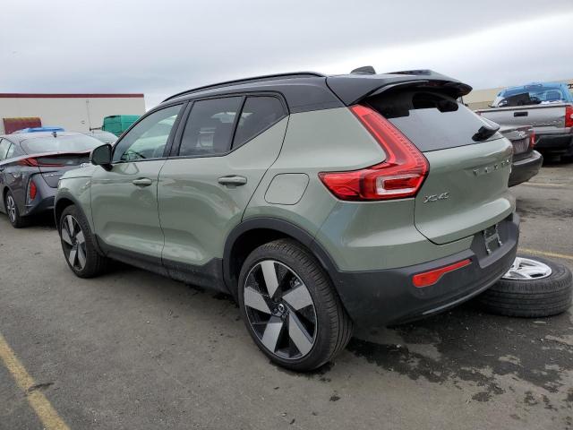 YV4ED3UM0P2067444 - 2023 VOLVO XC40 RECHARGE ULTIMATE GREEN photo 2