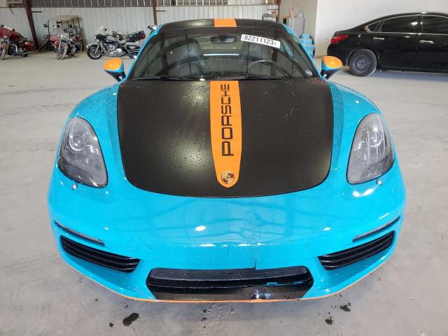 WP0AA2A89HS270670 - 2017 PORSCHE CAYMAN BLUE photo 5