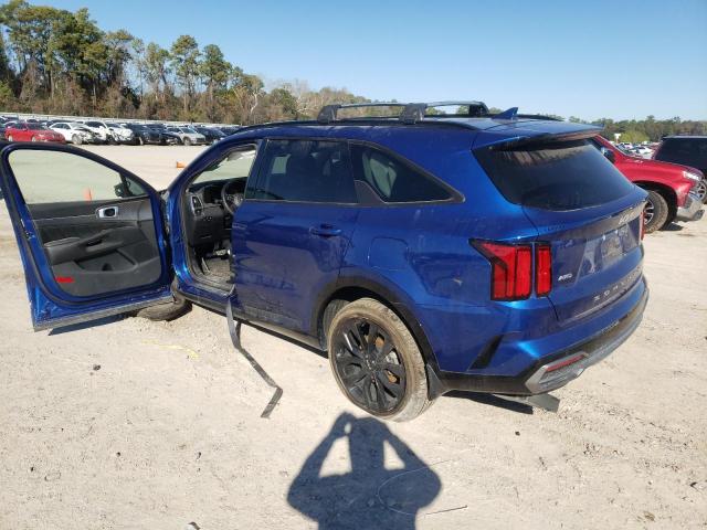 5XYRKDLF2NG104497 - 2022 KIA SORENTO SX BLUE photo 2