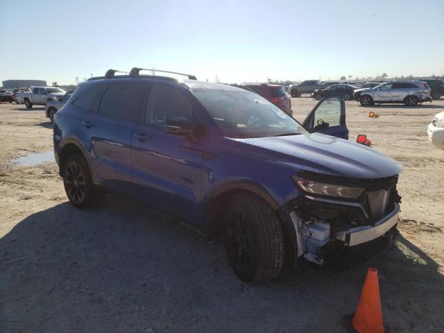 5XYRKDLF2NG104497 - 2022 KIA SORENTO SX BLUE photo 4