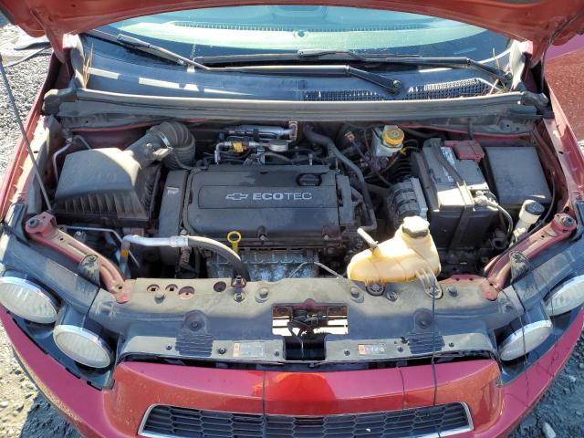 1G1JC5SH5D4152049 - 2013 CHEVROLET SONIC LT Қызыл фото 11