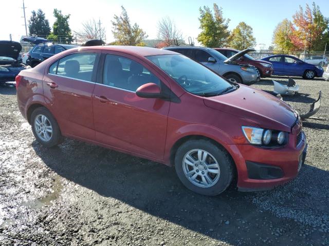 1G1JC5SH5D4152049 - 2013 CHEVROLET SONIC LT Қызыл фото 4