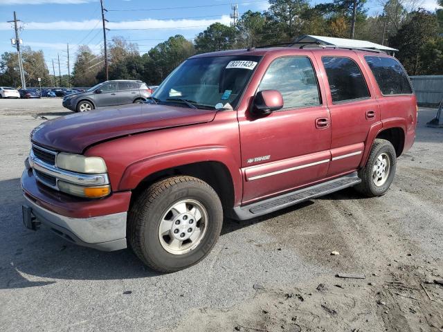 1GNEC13ZX2J274176 - 2002 CHEVROLET TAHOE C1500 BURGUNDY photo 1