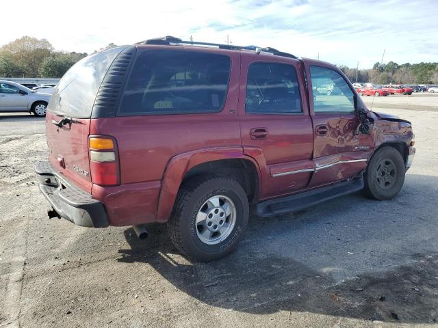 1GNEC13ZX2J274176 - 2002 CHEVROLET TAHOE C1500 BURGUNDY photo 3