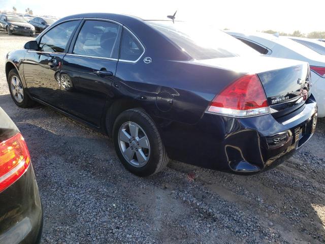 2G1WT58K281286186 - 2008 CHEVROLET IMPALA LT BLUE photo 2