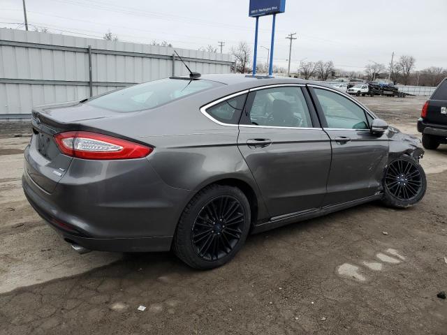 3FA6P0HD2ER255792 - 2014 FORD FUSION SE GRAY photo 3