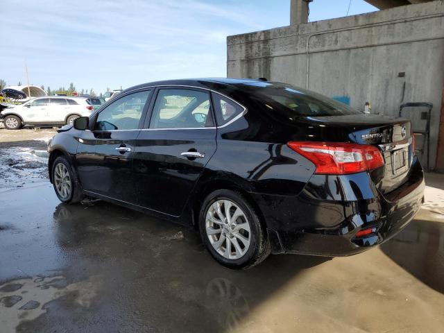 3N1AB7AP2KY253612 - 2019 NISSAN SENTRA S BLACK photo 2