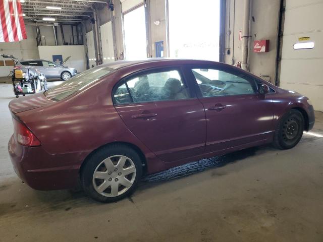 1HGFA16557L106132 - 2007 HONDA CIVIC LX RED photo 3