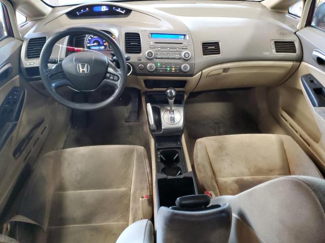 1HGFA16557L106132 - 2007 HONDA CIVIC LX RED photo 8