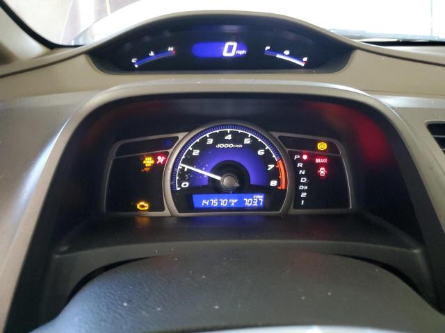 1HGFA16557L106132 - 2007 HONDA CIVIC LX RED photo 9