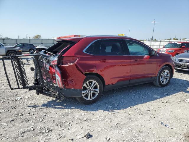 2FMPK4J93KBB86627 - 2019 FORD EDGE SEL MAROON photo 3