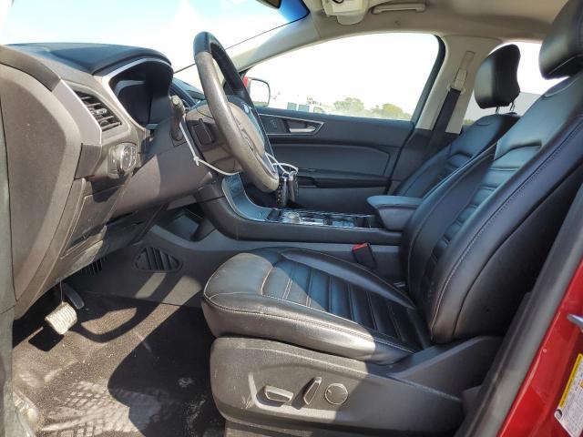 2FMPK4J93KBB86627 - 2019 FORD EDGE SEL MAROON photo 7