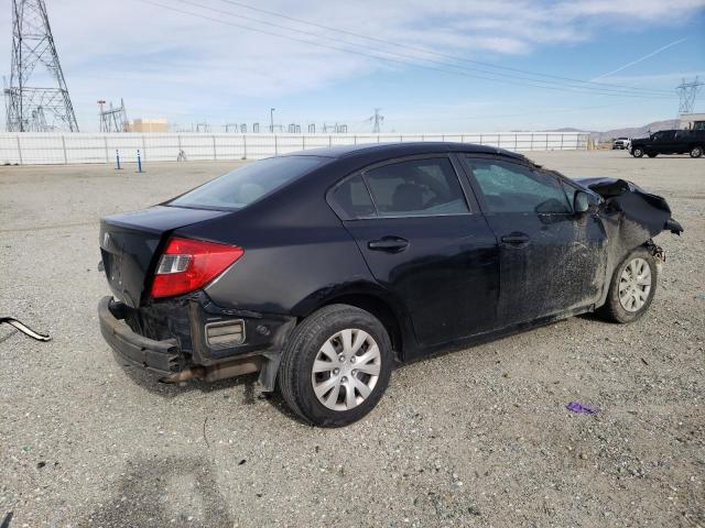 2HGFB2F50CH305566 - 2012 HONDA CIVIC LX BLACK photo 3