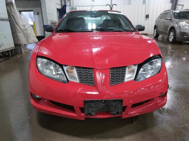 3G2JB12F85S145314 - 2005 PONTIAC SUNFIRE RED photo 5