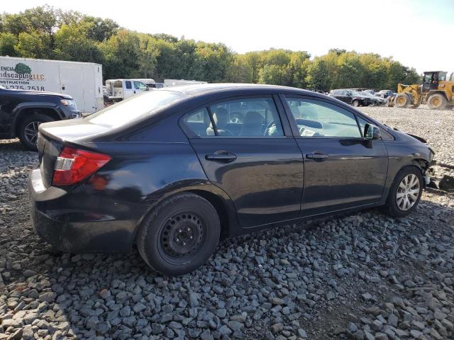 2HGFB2F53CH599268 - 2012 HONDA CIVIC LX BLACK photo 3