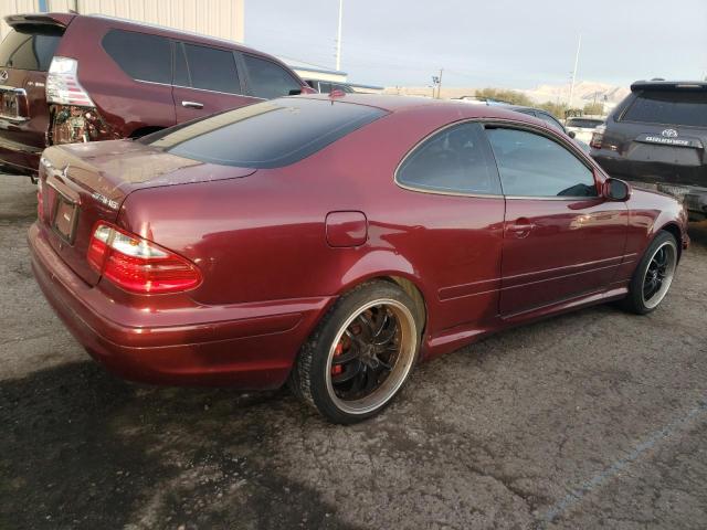 WDBLJ70G92T099742 - 2002 MERCEDES-BENZ CLK 430 BURGUNDY photo 3