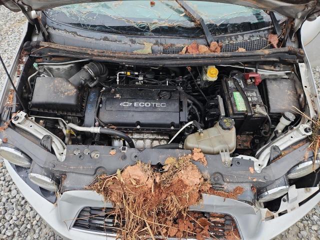 1G1JC5SH9C4135348 - 2012 CHEVROLET SONIC LT SILVER photo 11