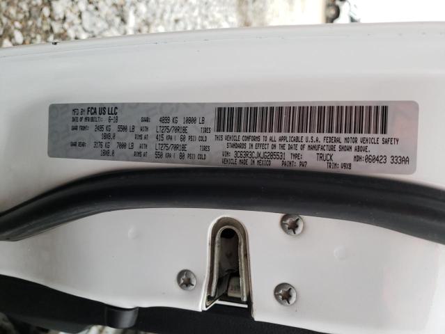 3C63R3CJXJG285531 - 2018 RAM 3500 ST WHITE photo 12