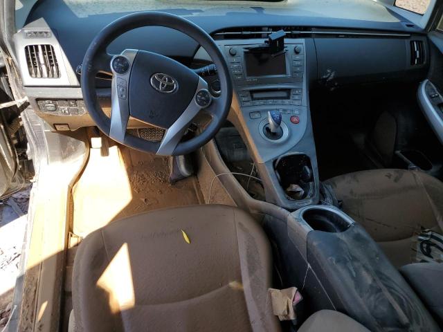 JTDKN3DU5D5620537 - 2013 TOYOTA PRIUS ნაცრისფერი ფოტო 8