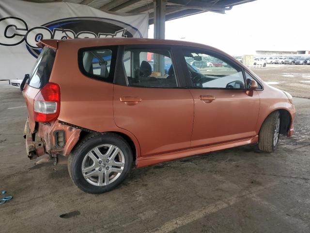 JHMGD386X7S039916 - 2007 HONDA FIT S BROWN photo 3