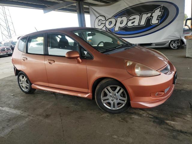 JHMGD386X7S039916 - 2007 HONDA FIT S BROWN photo 4