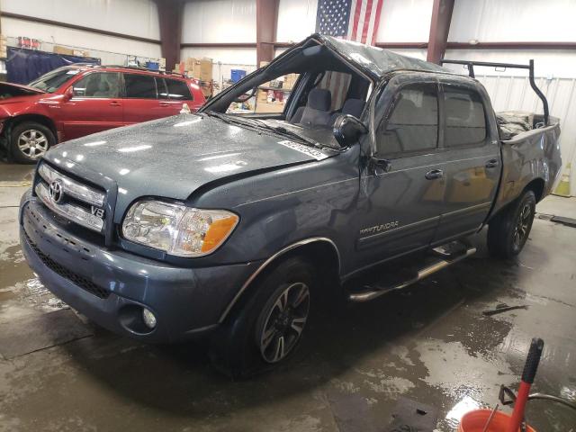 5TBDT44176S554590 - 2006 TOYOTA TUNDRA DOUBLE CAB SR5 GRAY photo 1