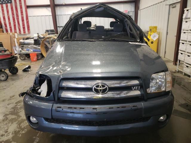 5TBDT44176S554590 - 2006 TOYOTA TUNDRA DOUBLE CAB SR5 GRAY photo 5