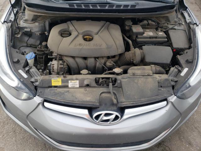 5NPDH4AE8GH741781 - 2016 HYUNDAI ELANTRA SE GRAY photo 11