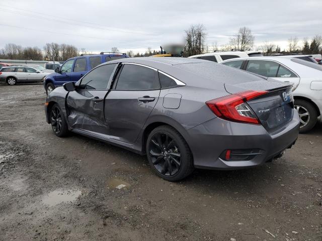19XFC2F88ME004059 - 2021 HONDA CIVIC SPORT 灰色 照片 2