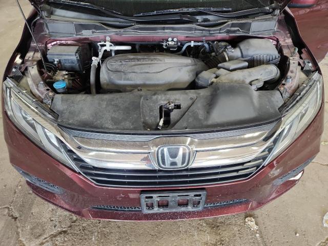 5FNRL6H73JB091447 - 2018 HONDA ODYSSEY EXL Бордовий фото 12