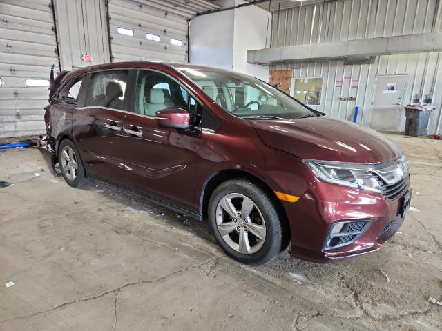 5FNRL6H73JB091447 - 2018 HONDA ODYSSEY EXL Бордовий фото 4