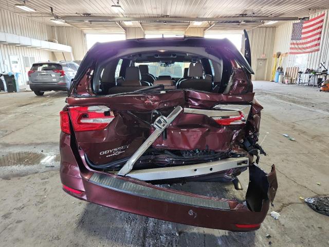 5FNRL6H73JB091447 - 2018 HONDA ODYSSEY EXL Бордовий фото 6